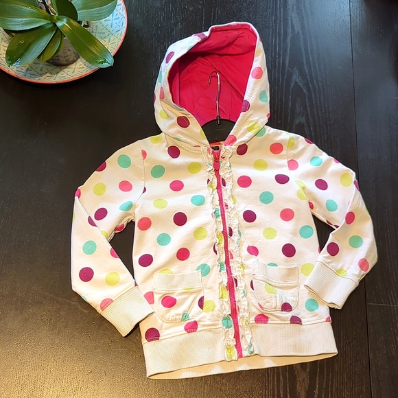 3-4yrs M&Co hoodie jacket excell. used condition, all seams & zip in great cond. - Picture 8 of 10